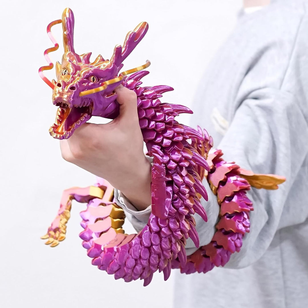 Modelos de dragón impresos en 3D súper grandes de 47.3 pulgadas, fi...