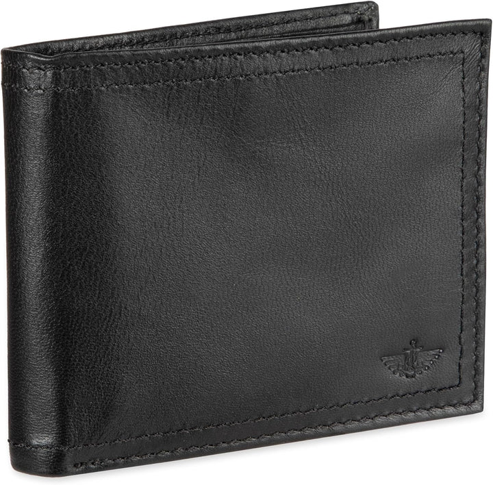 Dockers Mens piel Capacidad extra Slimfold Bifold Wallet