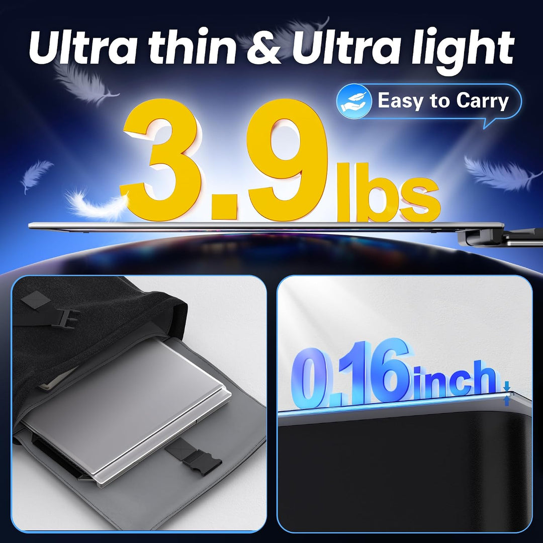 CIDETTY Monitor extensor de pantalla para portátil de 13 a 17 pulga...