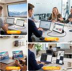 ZEFFIXER Monitor portátil FHD de 16 "16:10 1200P FHD con soport...