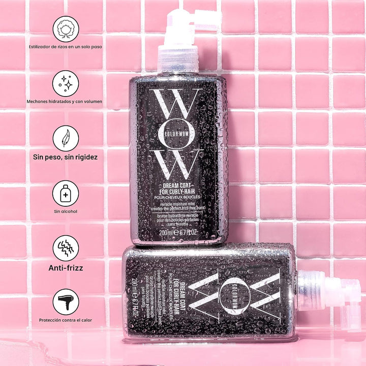 COLOR WOW Dream Coat para cabello rizado: rizos sin encrespamiento...