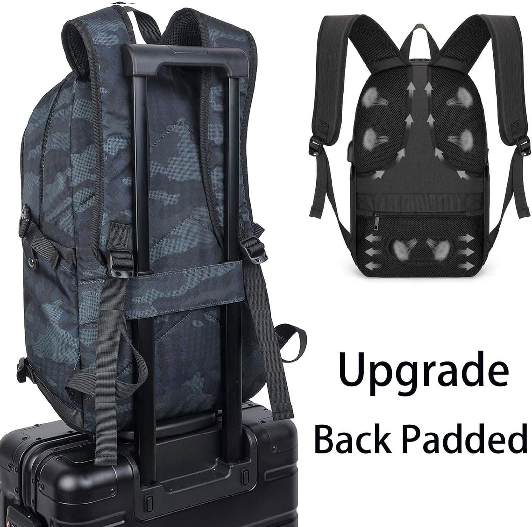 Tzowla, mochila para computadora portátil de negocios resistente al...