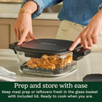 Cuisinart Freidora de aire, cesta de vidrio y ventana ClearView, 5