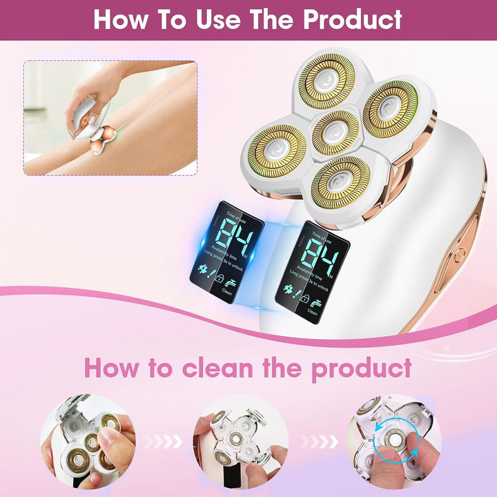 Maquinillas de afeitar eléctricas para mujeres piernas viaje: recor...
