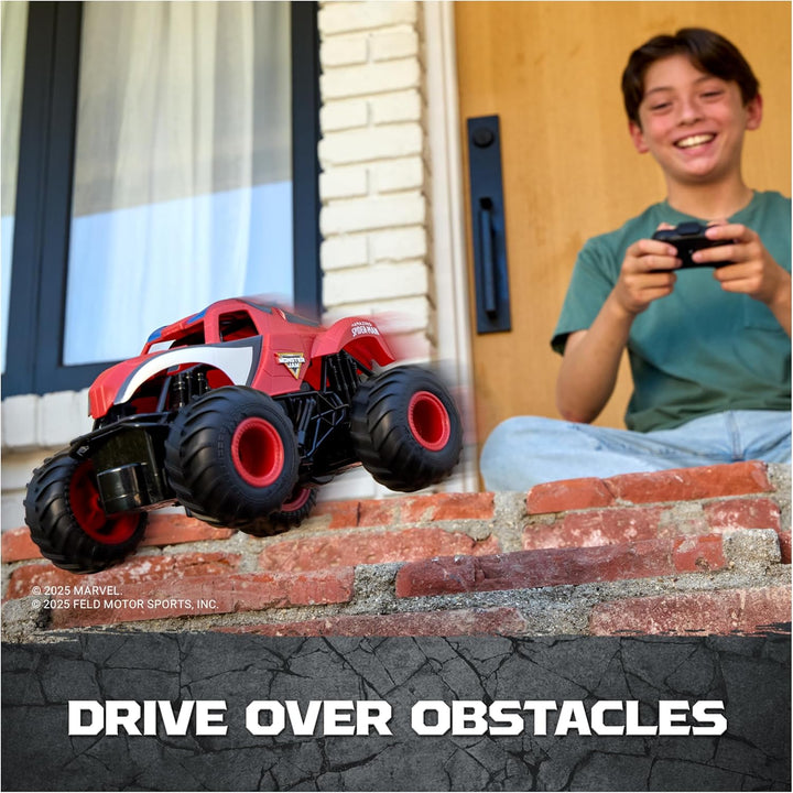 Monster Jam, Marvel The Amazing Spider-Man RC Monster Truck, 1:24 S...
