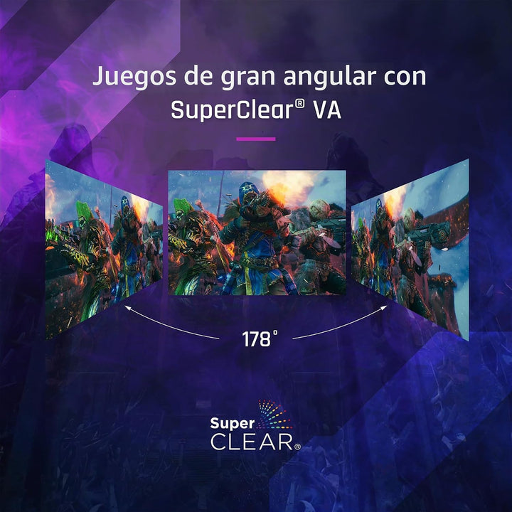 ViewSonic VX3418C-2K Monitor de juegos curvado ultraancho de 34 pul...