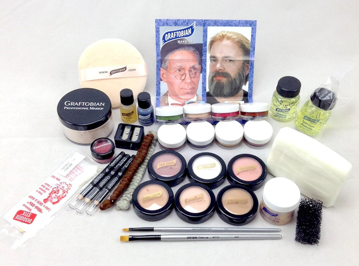 Graftobian Kit de maquillaje teatral para estudiantes Deluxe - Luz\...