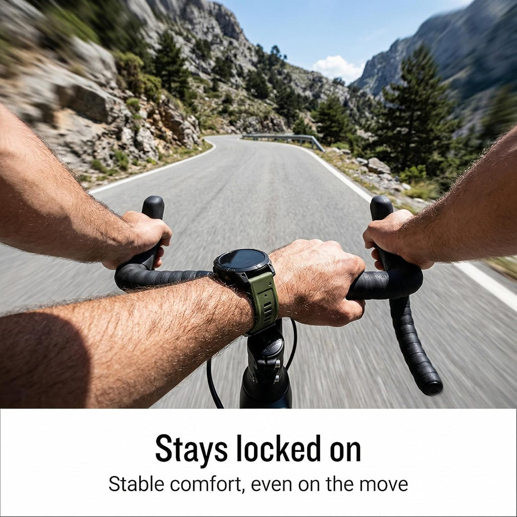 Correa de reloj Quickfit de 1.024 in para Garmin Fenix 8/9/7X/6X/5X/Epix