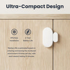 Sensor de puerta Zigbee, 4 unidades, sensor de contacto inteligente para la