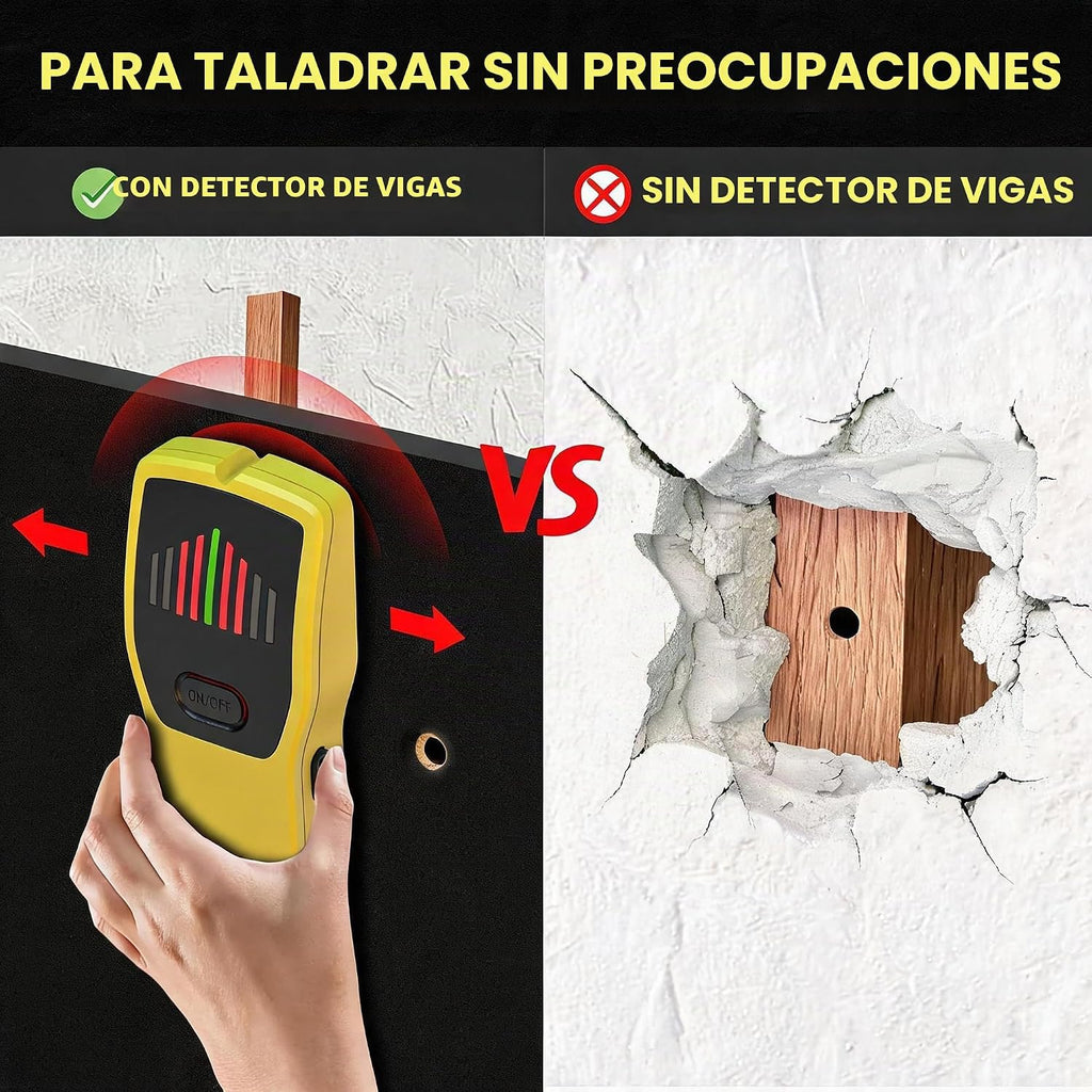 Detector de Vigas de Pared con Detección de Alta Precisión para Madera y Metal