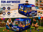 Carpa de Juego Desplegable de Policía para Niños con Botón de Sonido para Niños Pequeños, Niños, Niñas, Interiores y Exteriores – Casa de Juegos para Diversión Interactiva - Plegable, Configuración