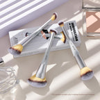 Jessup Juego de 3 brochas de maquillaje facial de doble cara