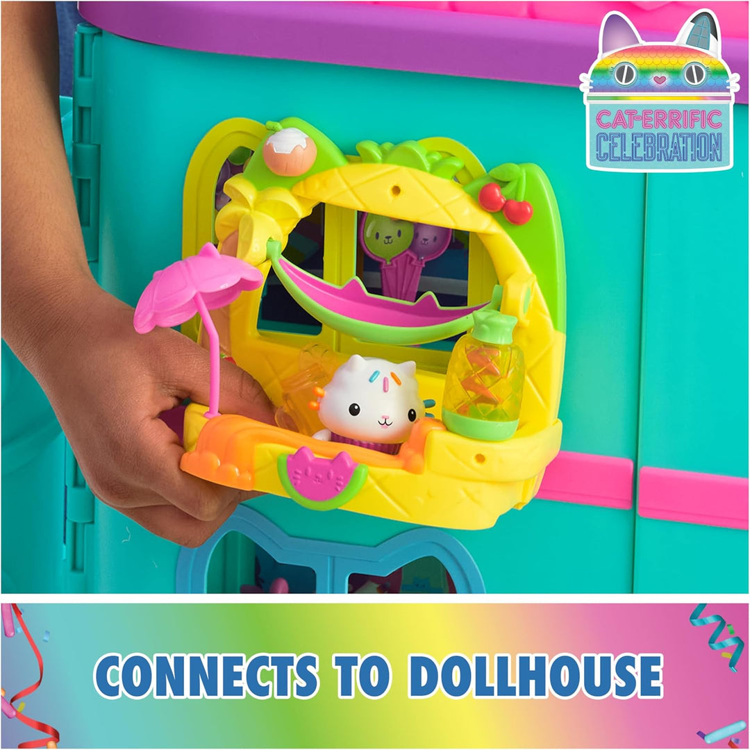 DreamWorks Gabby's Dollhouse, juego de balcón de batido de frut...