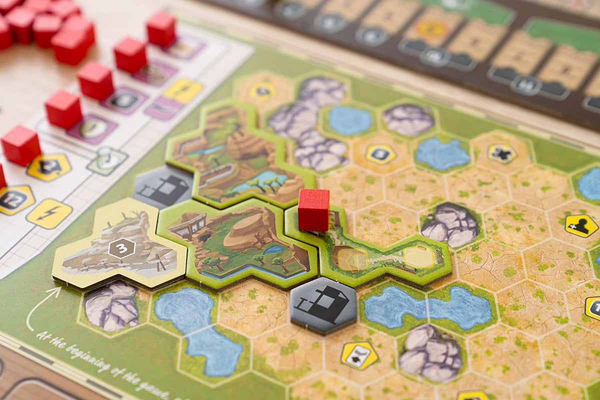 Capstone Games Juego de mesa de estrategia de gestión del zoológico Ark