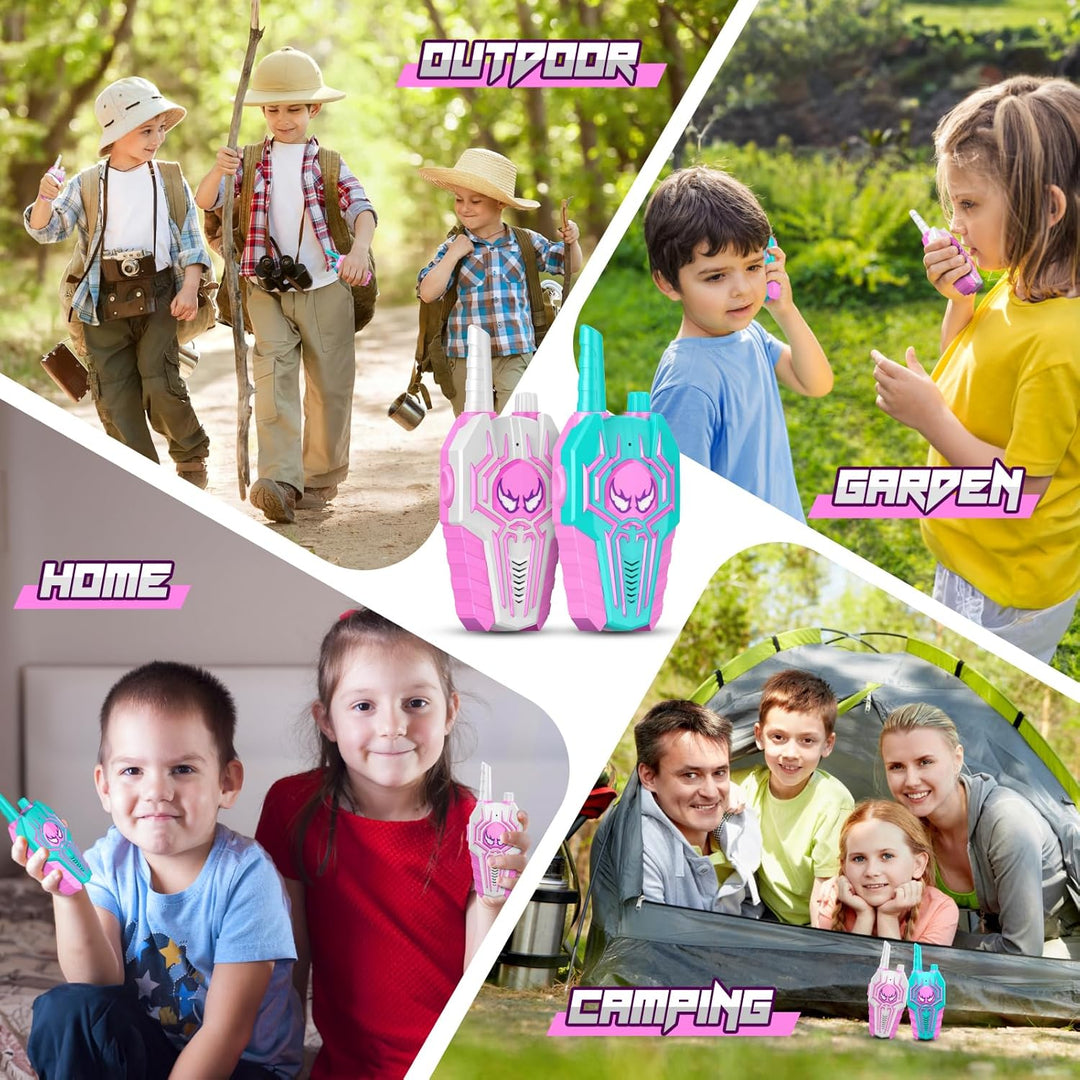 Walkie Talkies recargables para niñas: juguetes de cumpleaños regal...
