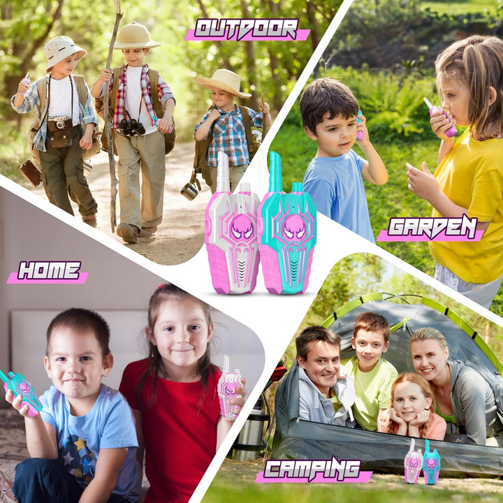 Walkie Talkies recargables para niñas: juguetes de cumpleaños regal...