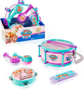 Lollipop - Juguetes musicales para niñas de Paw Patrol - Juego completo de instrumentos para niños pequeños con tambor, armónica, pandereta, maraca y palos, juguetes musicales educativos perfectos