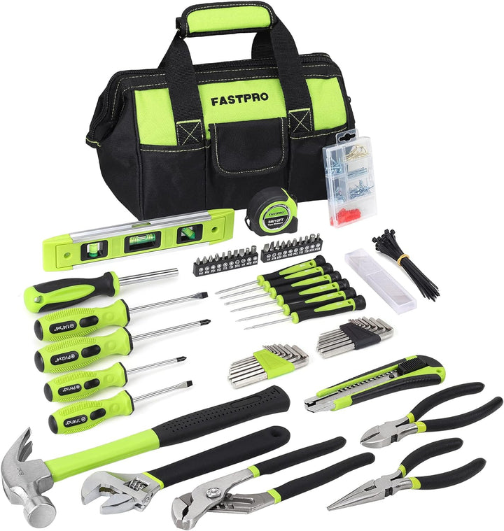 FASTPRO Juego de herramientas de reparación del hogar de 215 piezas...
