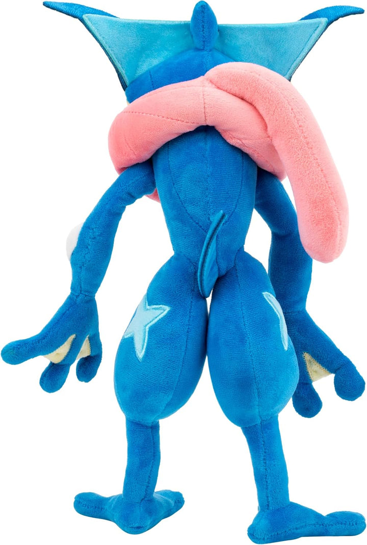 Pokemon Greninja - Peluche suave de 12 pulgadas con detalles autént...