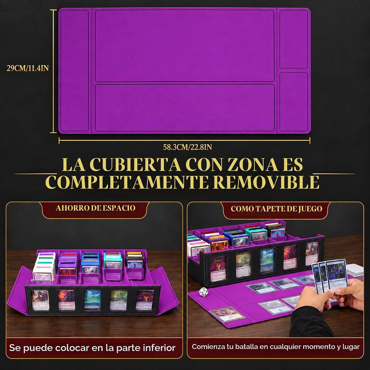 Kabinka Caja de almacenamiento de tarjetas comerciales de 5 filas 3900+ con