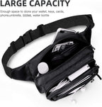 FREETOO Riñonera para hombres y mujeres, con correa ajustable para entrenamiento al aire libre, viajes, casual, correr, senderismo, ciclismo