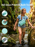 niphean Riñonera impermeable IPX7, bolsa seca magnética con cierre de una