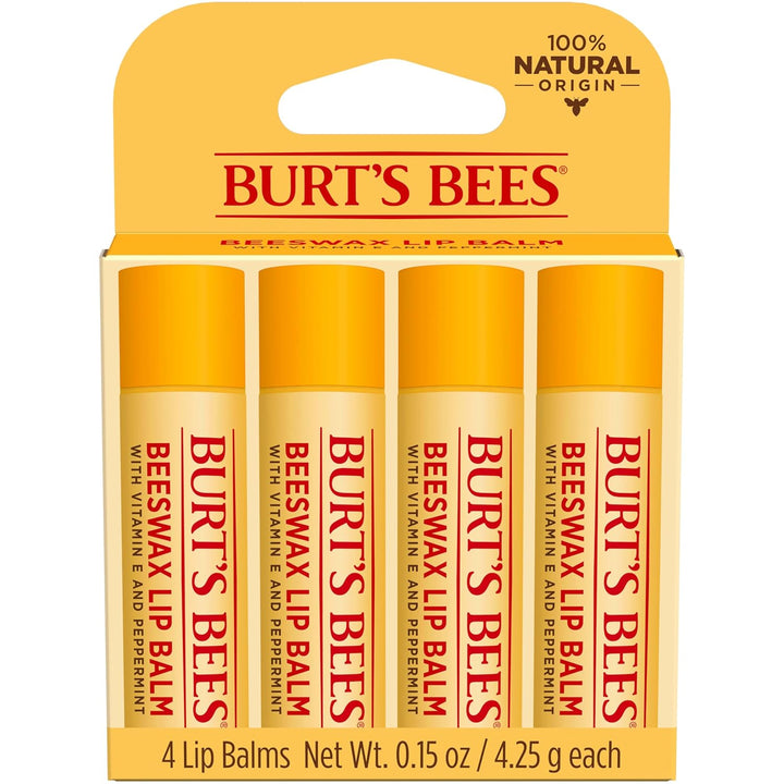 Burt's Bees - Bálsamo labial hidratante 100% natural, de cera d...