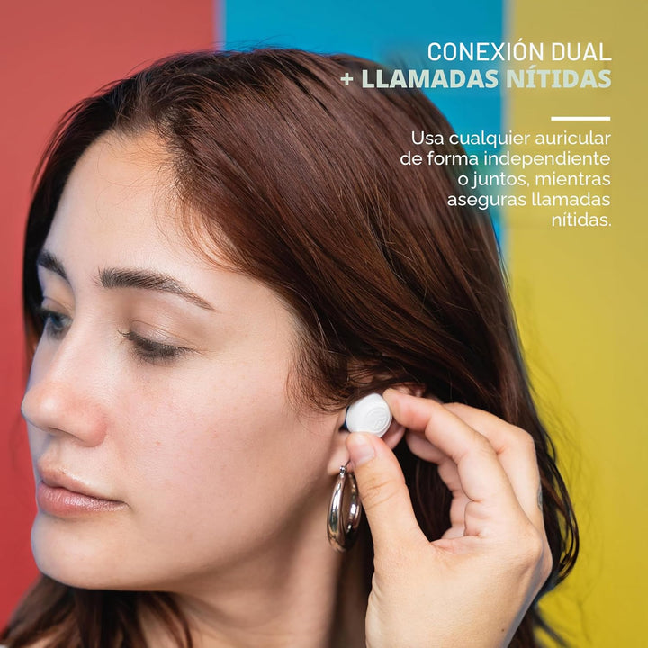 JLab Go Air Pop+ Auriculares inalámbricos verdaderos, auriculares i...