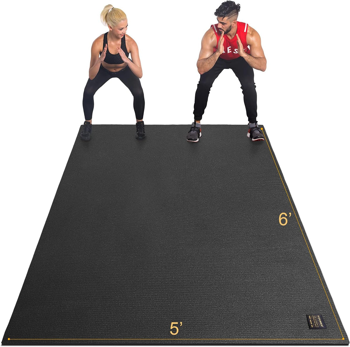 GXMMAT Gran Colchoneta de Ejercicio 6'x4'/6'x5'/6'x6' (7mm)