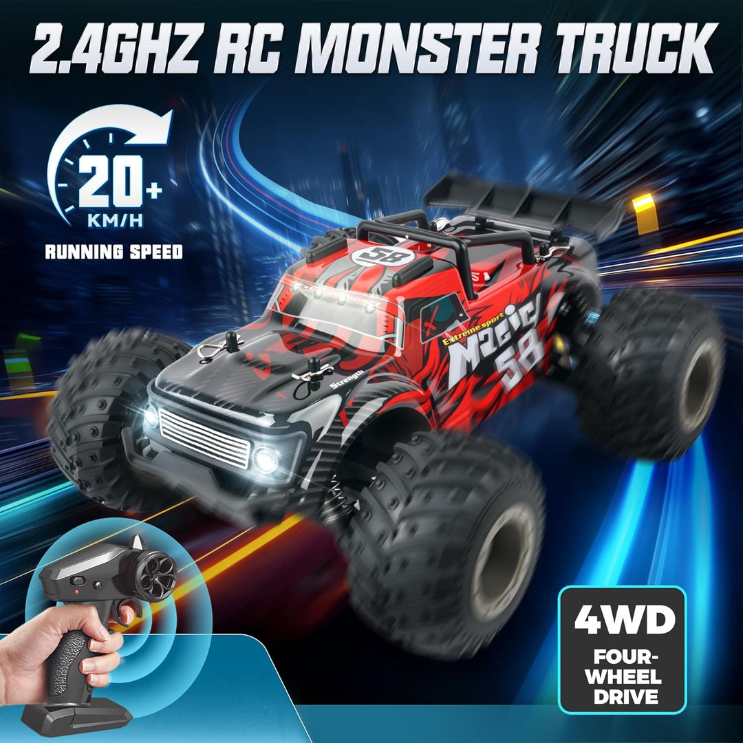 BEZGAR Monster Truck Toys Camión a control remoto todo