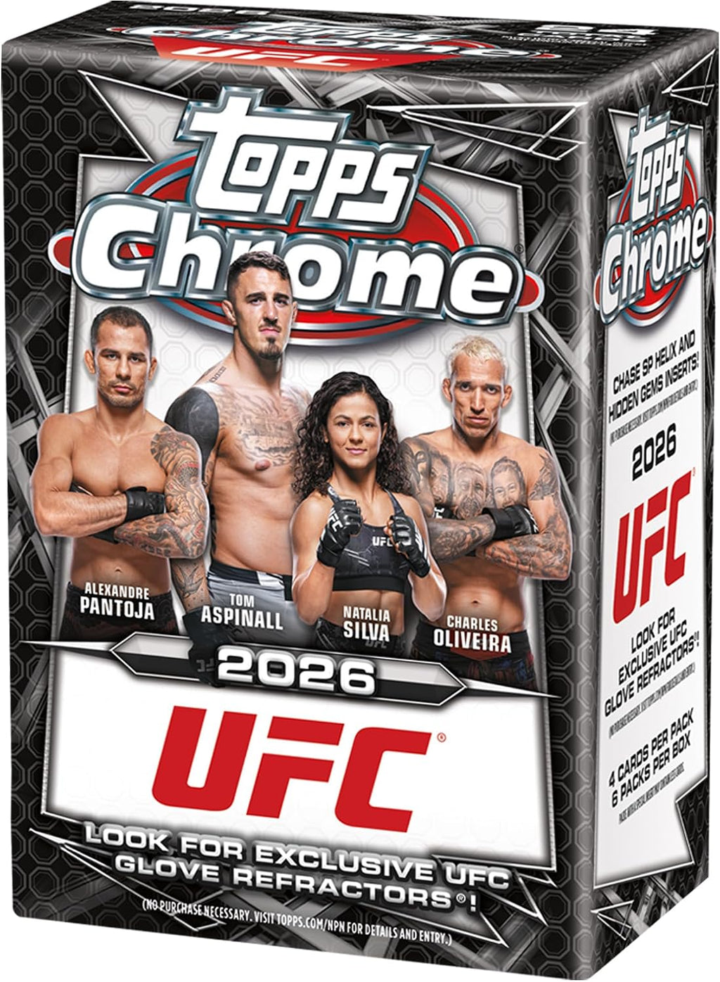 Topps Chrome UFC 2026 - Sellado de fábrica - Caja de valor