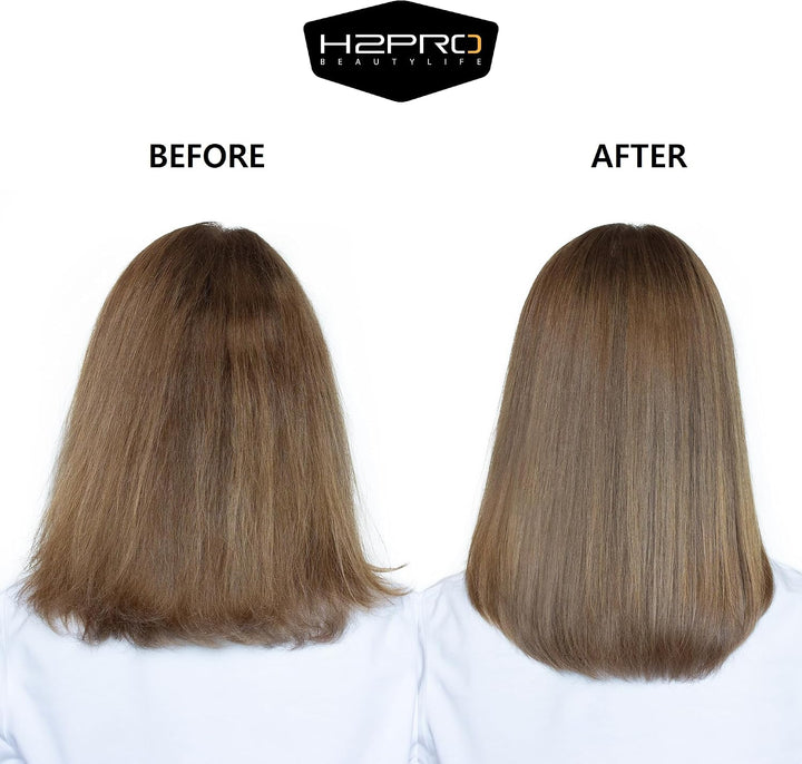 H2PRO Black Diamond - Plancha de pelo de cerámica turmalina de 3\/1...