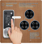 Lockly Vision Zeno Smart Lock con cámara de timbre de video / llave de casa