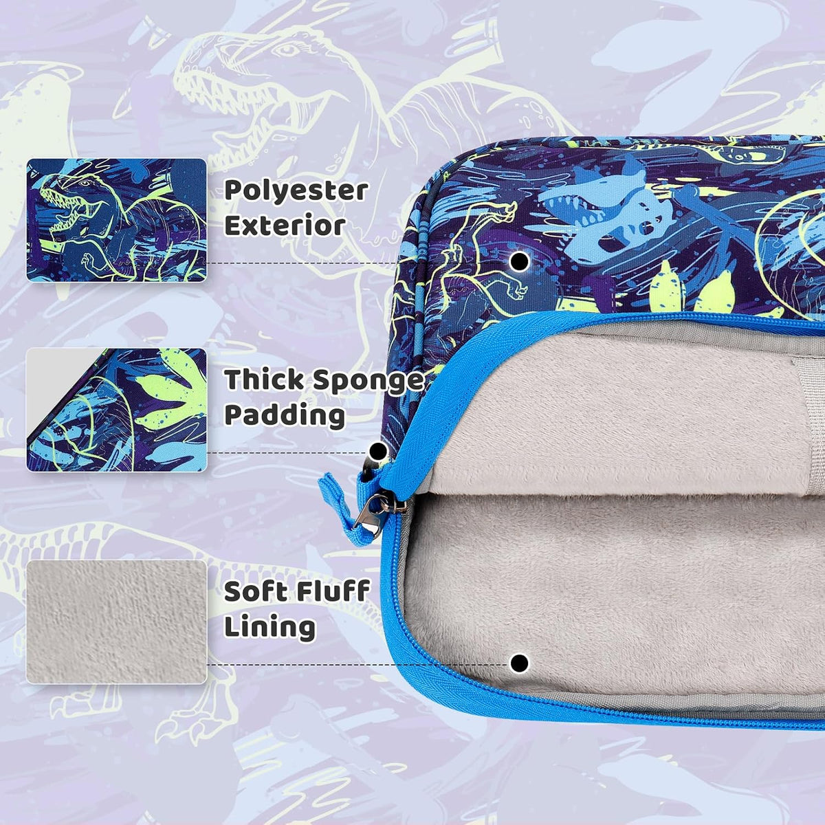 Funda de transporte para tablet Fire HD 8 10 para niños