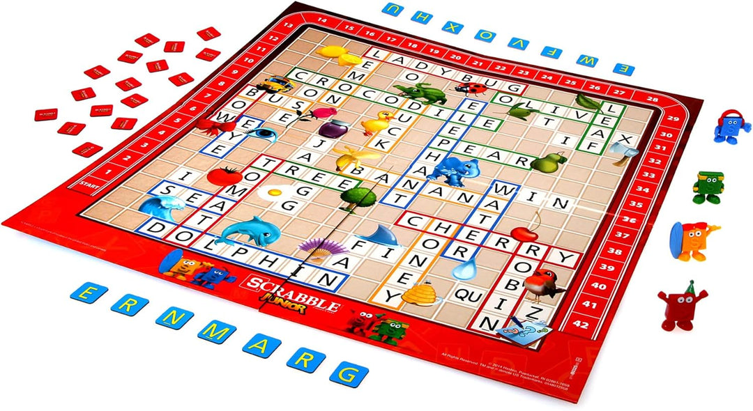 Hasbro Gaming Scrabble Junior - Tablero para juegos para 2