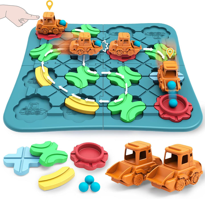 Juguetes para Niños Juegos de Mesa STEM - Rompecabezas de Construcc...