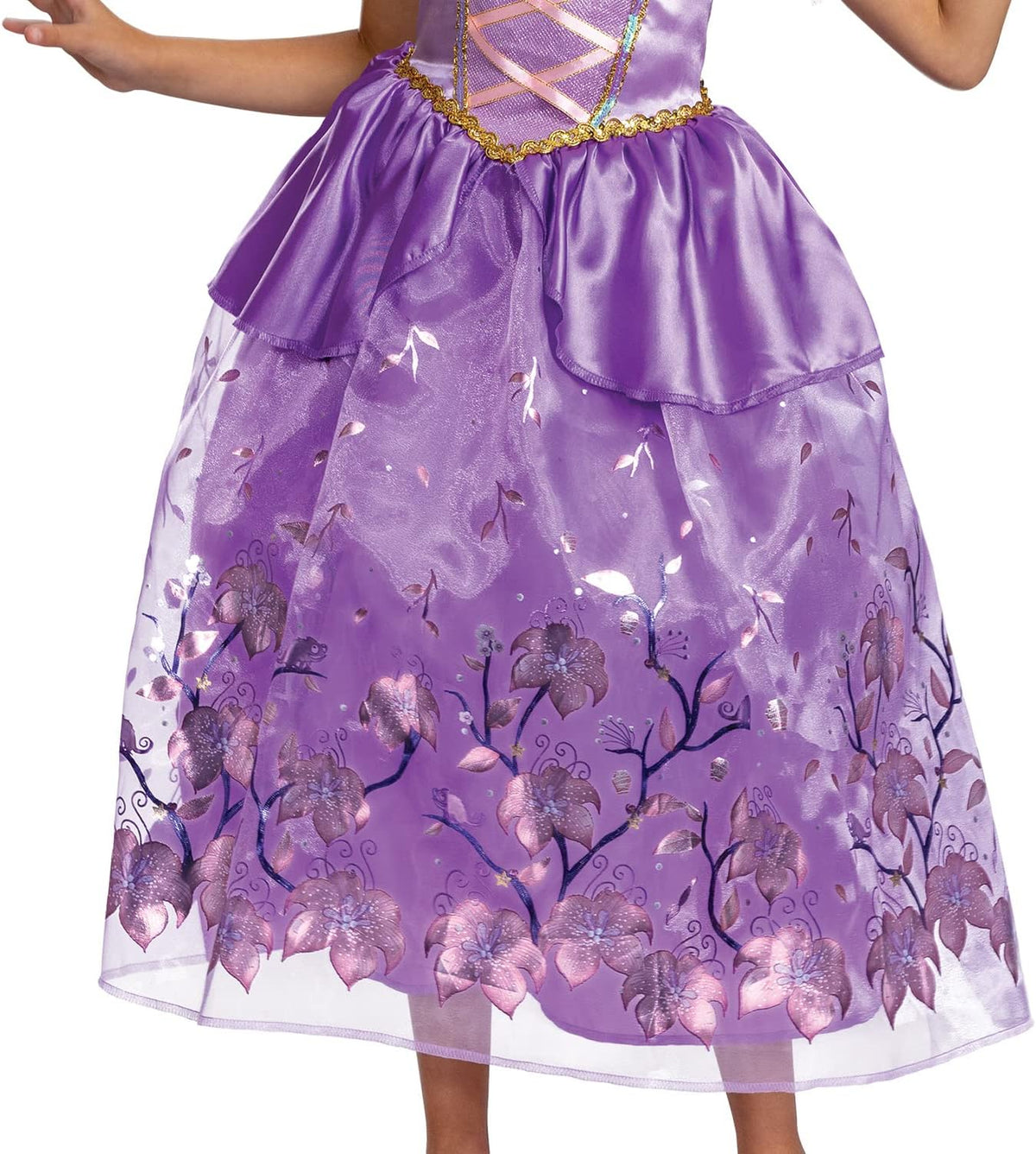 Disguise Disfraz de princesa Rapunzel para niñas, disfraz oficial de princesa de Disney, disfraz infantil