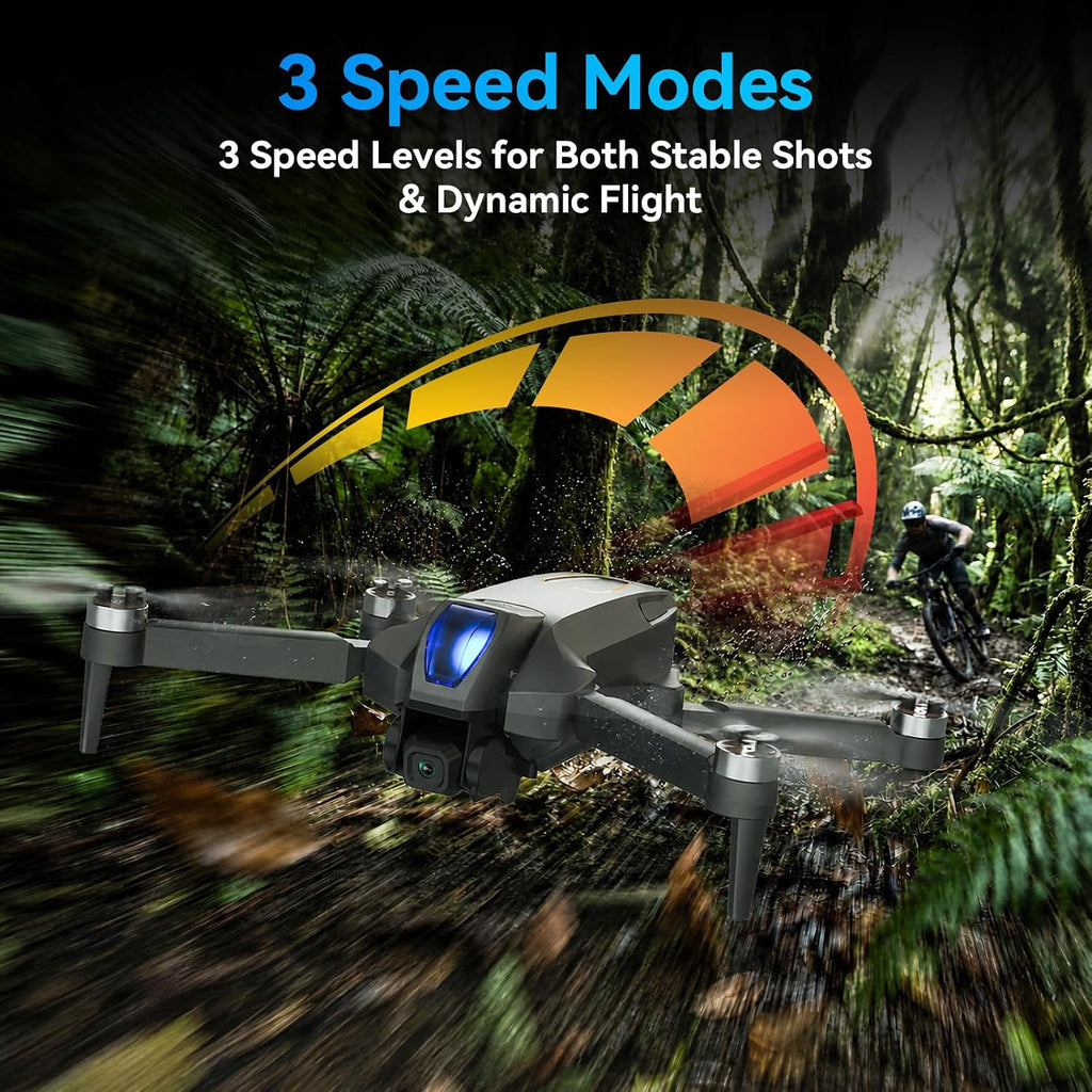 Drones con cámara 1080P para adultos, Drone RC con control remoto de