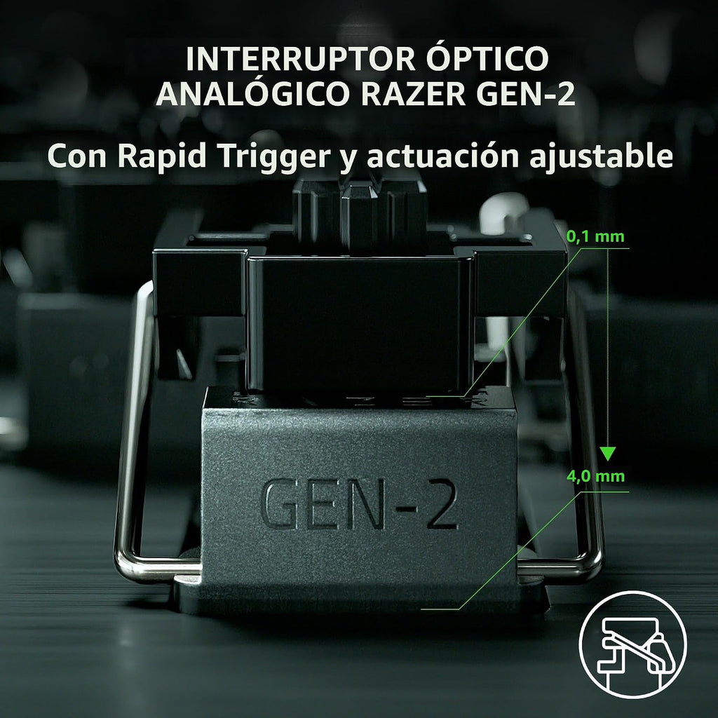 Razer Huntsman V3 Pro TKL Esports Gaming teclado, negro