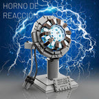 Juego de bloques de construcción de Arc Reactor, un modelo de juguete a prueba de que Tony tiene un corazón, un regalo para adultos y niños