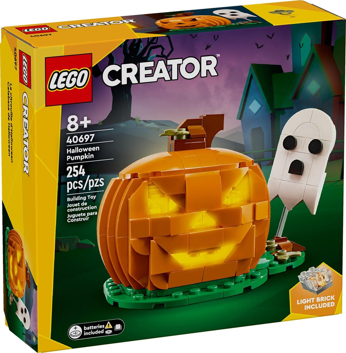 Calabaza de Halloween por Lego Creator
