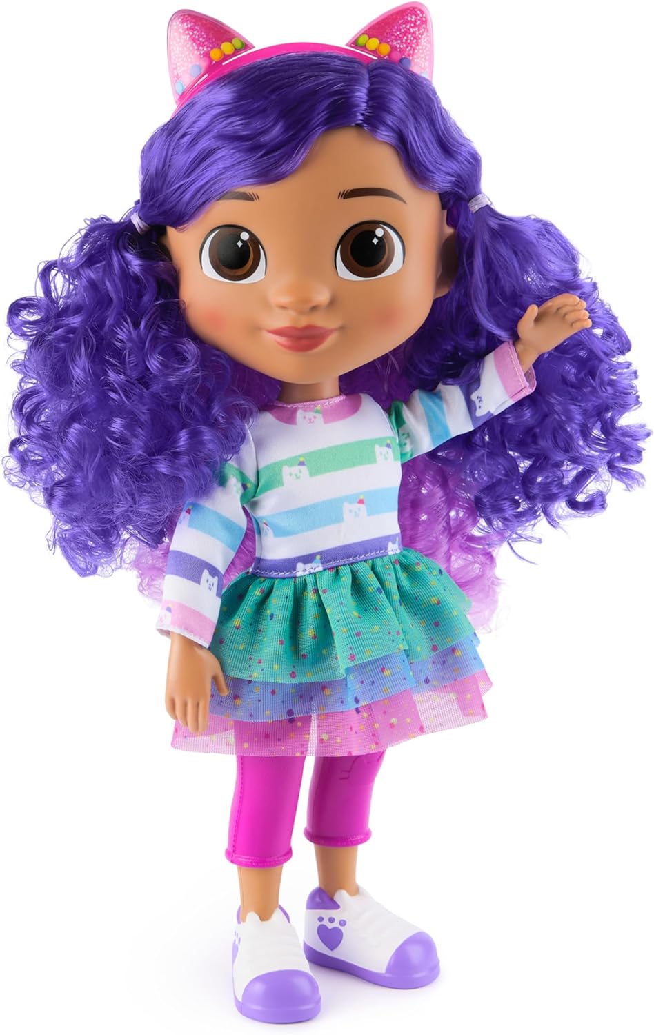 Gabby's Dollhouse Sing & Celebrate - Muñeca Gabby Girl de 13 pulgadas con