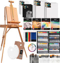 DJAR 169-Piece Wooden French Easel Art Painting Kit para Adults