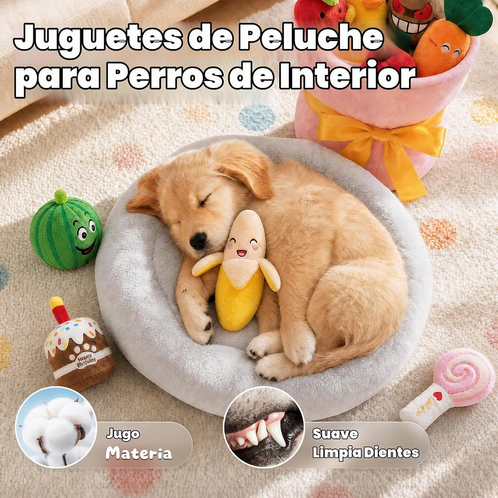 Juguetes para cachorros, juguete de cumpleaños para perros arrugados, para