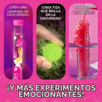 Lámpara Barbie Kit de ciencia química con 50 experimentos para niños de 8 a 12 años