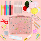 Aeelike Kit de ganchillo para principiantes adultos con 3 madejas de hilo de pastel degradado súper suave de 100 g (3.52 oz) 803.8 ft (267 yardas)