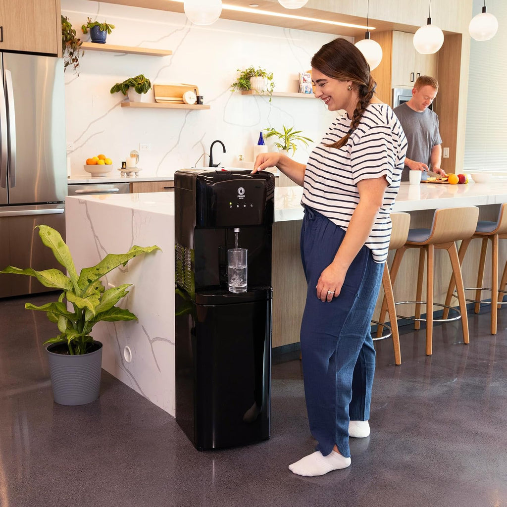 Dispenser de agua Primo para botella de 5 galones - Enfriador de agua caliente y fría de carga lateral