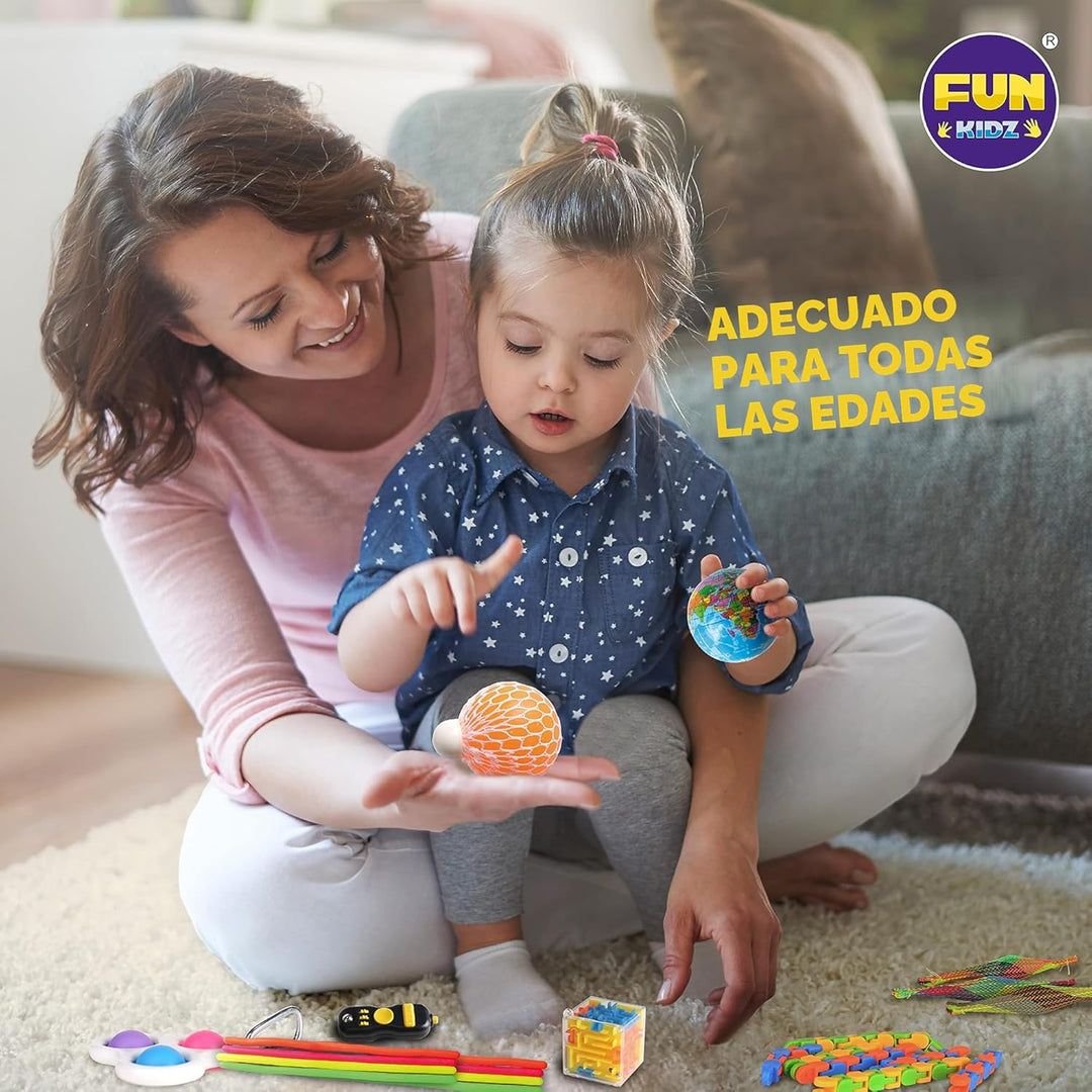 Paquete de Juguetes de Caja Antiestrés para Niños de 3 a 12 años, J...