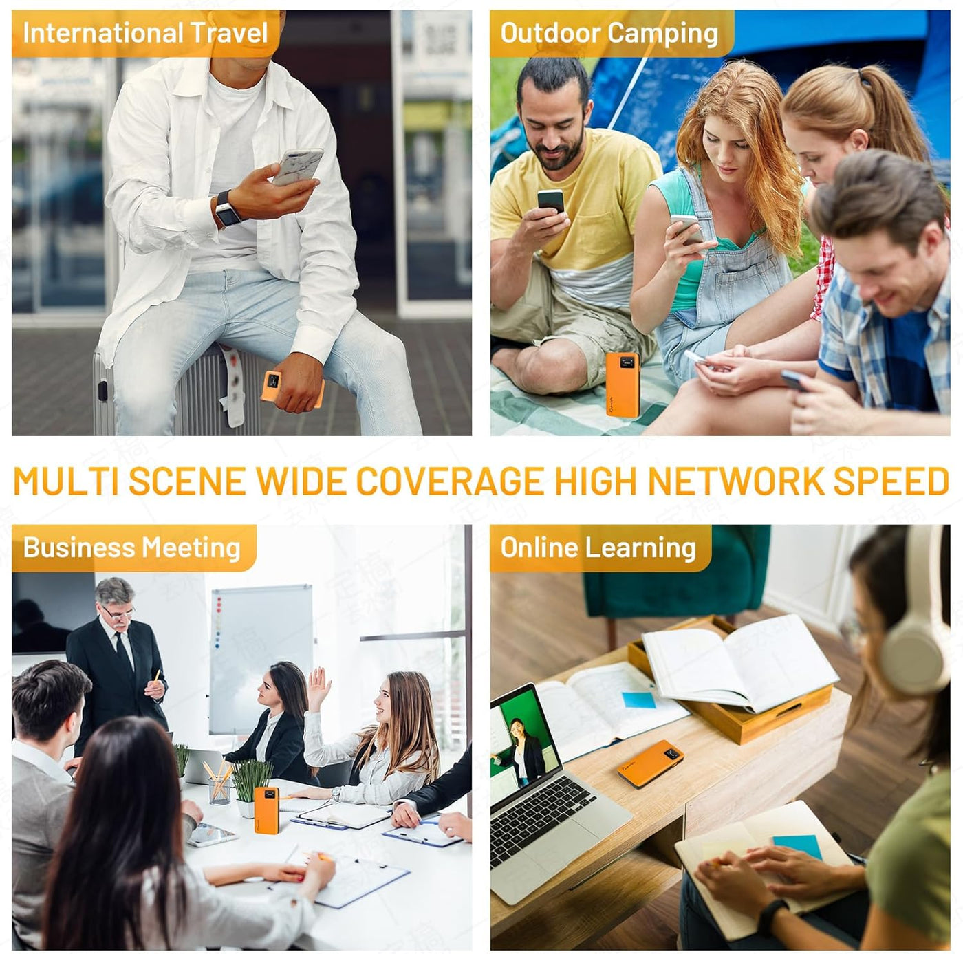 RoamWiFi 4G LTE - Enrutador de punto de acceso móvil WiFi, punto de...