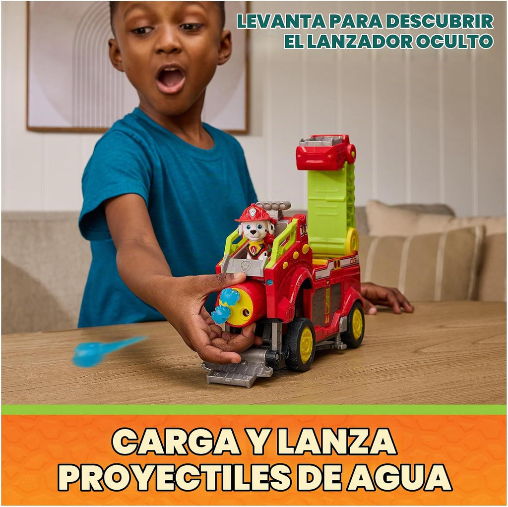 PAW Patrol: Dino Movie, Dino Rescue Responder, Firetruck Toy Car